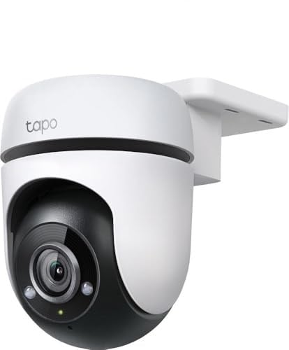 Tapo C500, 1080P Full HD Dış Mekan Wi-Fi Güvenlik Kamerası, Hareket Tespit/Takibi, 360°, IP65 Su Geçirmez, Gece Görüşü, Çift Yönlü Ses, Bulut/Yerel Depolama, Sesli ve Işıklı Alarm