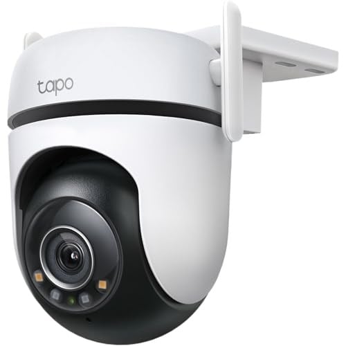 Tapo TP-Link TC42, 2K QHD Dış Mekan Wi-Fi Güvenlik Kamerası, Yıldız Işığı Sensörlü Renkli Gece Görüşü, AI Akıllı Algılama, 360° Kapsama Alanı, Alexa ile Uyumlu