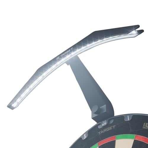 Target Dart Ark Dart Tahtası LED Işık - Tüm Dart Tahtalarına Güvenle Uyar - Kolay Montaj - Parlak Aydınlatma Tüm Panoyu Aydınlatır - 3m Kablo