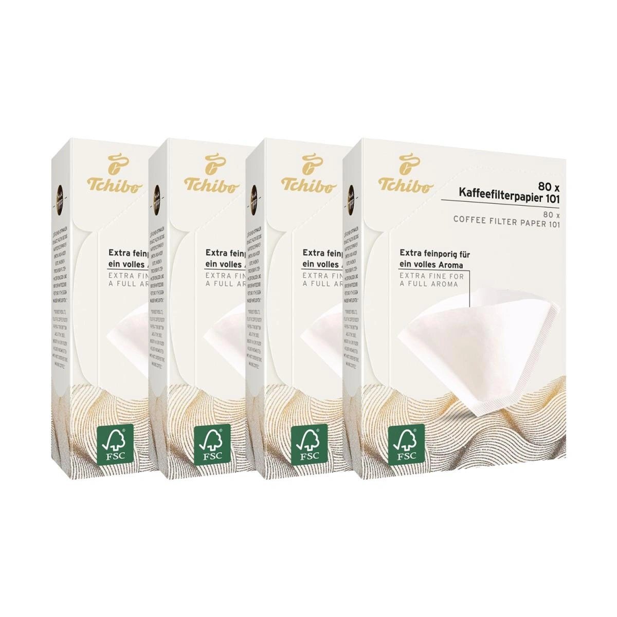 Tchibo 4x80 Filtre Kağıdı No. 101, Beyaz