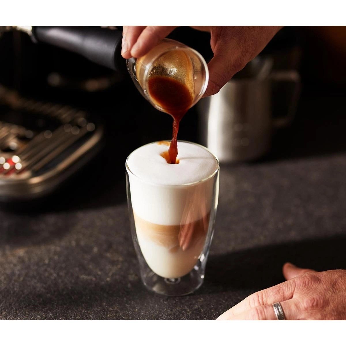 Tchibo Çift Cidarlı Latte Macchiato Bardağı, 2'li