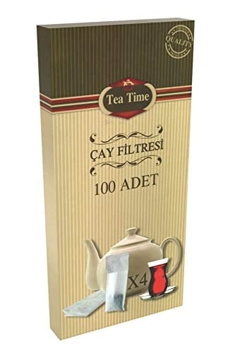 Tea Time Çay Kahve Filtresi Kağıt Filtre L Büyük Boy (100'lü Çay Filtresi poşeti)