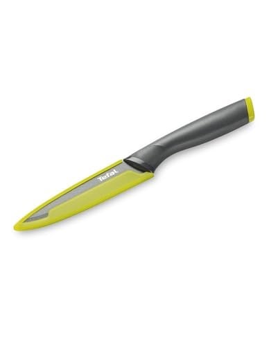 Tefal Fresh Kitchen Office bıçağı 12 cm + kılıf, mutfak bıçağı, yumuşak dokunuşlu, konforlu, paslanmaz çelik bıçaklar, güvenlik koruması K1220714