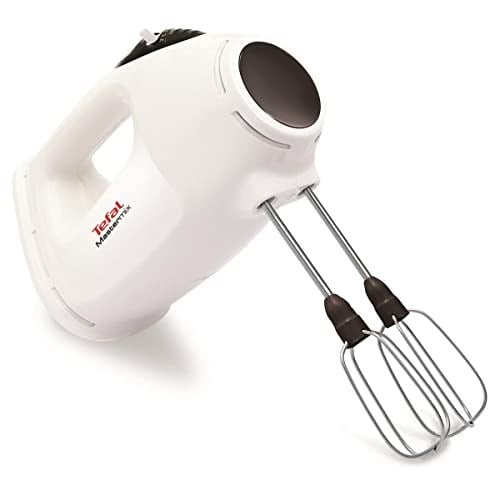 Tefal HT400B MasterMix El Mikseri, 425 W, Turbo, 4 Hız, Metal Çırpıcı, Beyaz - 1500637077