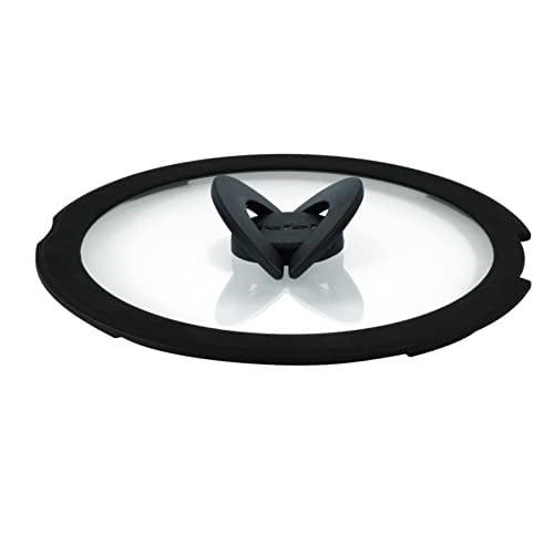 Tefal Ingenio L9846302 cam kapak, 20 cm, yer tasarruflu saklama, katlanır sap, hızlı pişirme, Ingenio uyumlu, bulaşık makinesinde yıkanabilir, yüksek performans, şeffaf ve siyah