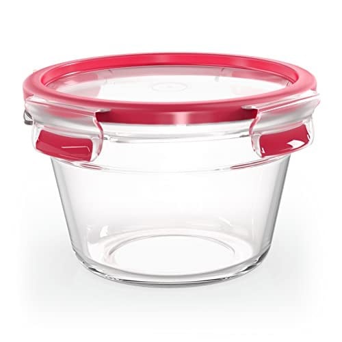 Tefal Masterseal saklama kabı, yuvarlak, 0,9 l, istiflenebilir, fırın ve derin dondurucu için uygundur, N1040410
