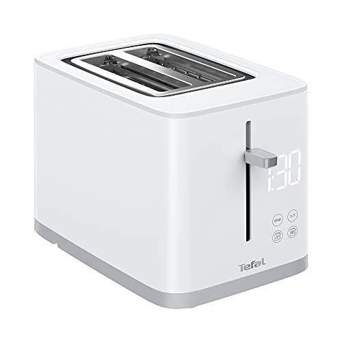 Tefal TT6931 Sense Ekmek Kızartma Makinesi | 7 Kızartma Kademesi | Dijital Ekran | Geri Sayım | Isınma/Buz Çözme | Kırıntı Tepsisi | Durdurma Tuşu | Beyaz