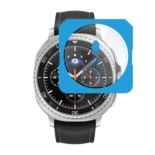 Teknoft Samsung Galaxy Watch 8 Classic 46mm için 2'li Paket (2 Adet) Kolay Kurulum Otomatik Hizalama Aparatlı Şeffaf 9H Sertliğinde Gerçek Tem - Seçenekler: Galaxy Watch 5 40mm, Galaxy Watch 5 44mm...