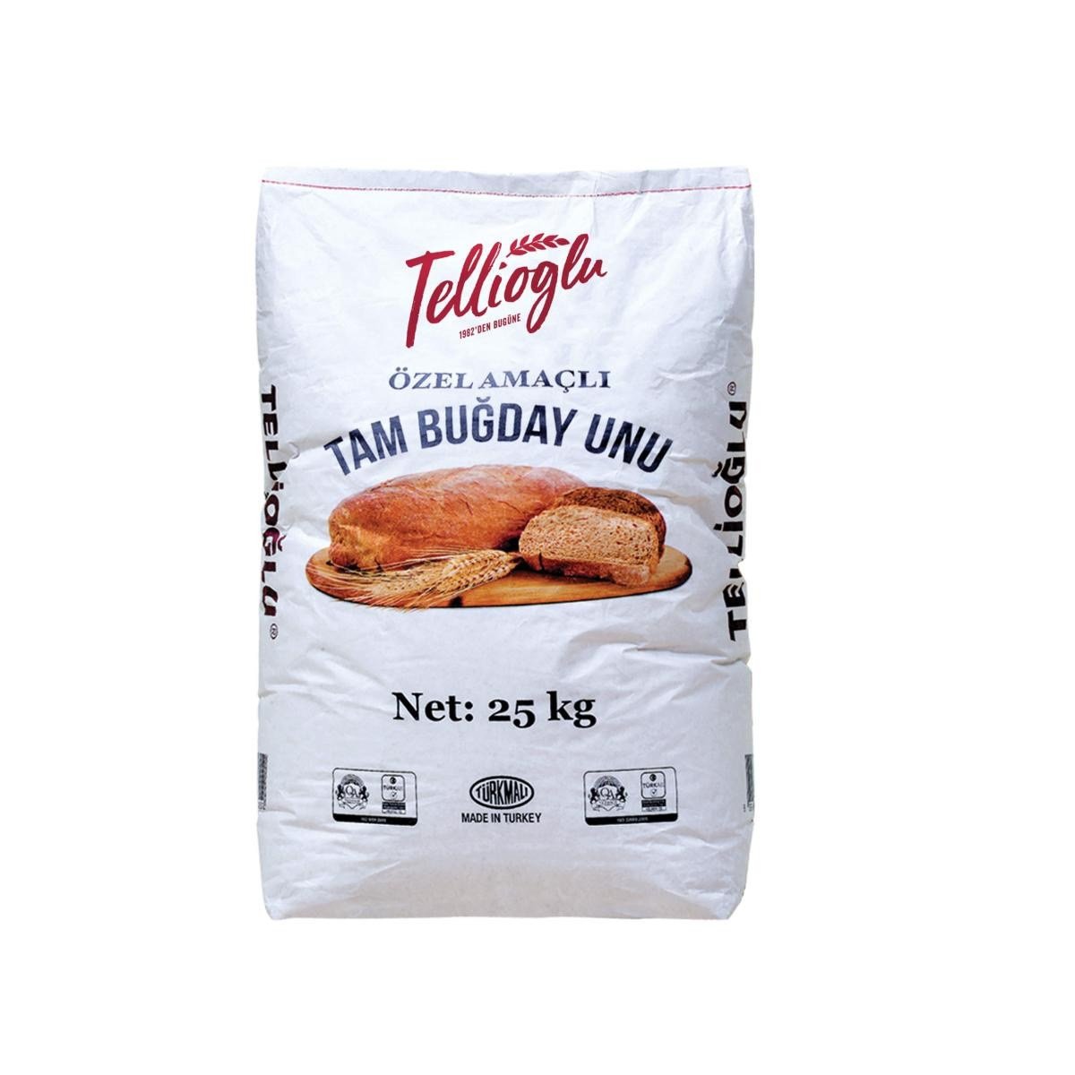 Tellioğlu Tam Buğday Unu 25 Kg