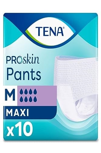 TENA-Proskin Pants Maxi Emici Külot, Orta Boy (m), 8 Damla, 10'lu 7322541139753