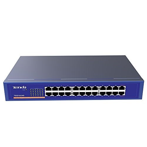 Tenda 10/100/1000 Mbps Yönetilemeyen 24 Portlu Masaüstü / Rackmount Gigabit Switch