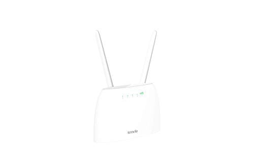 Tenda 4G06 N300 Wi-Fi 4G Volt Router, Tüm Operatör için SIM Kartlı Mobil Yönlendirici, Cat4 150Mbps, 32 Cihaza Kadar Bağlantı, Çıkarılabilir Antenler