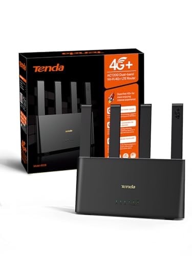 Tenda 4G08 AC1200 Çift Bantlı Wi-Fi 4G+ LTE Yönlendirici