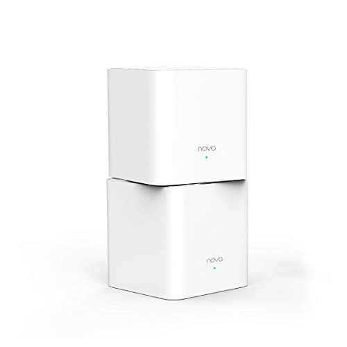 Tenda Nova MW3(2'li Paket) AC1200 Dual Band Mesh WiFi Sistemi 200㎡'ye Kadar Kapsama, Uygulama Kontrolü, Kolay Kurulum - Seçenekler: 2'li, 3'lü, 3 Pack, MX6 - 3 Pack