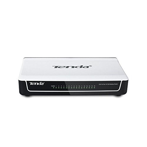 TENDA S16 Tenda S16 16 Port 10/100 Switch - Seçenekler: Ethernet, O8, AP5