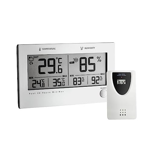 Tfa Tfa30.3049 Twin Plus Telsiz Termometre Nem Ölçer, Siyah