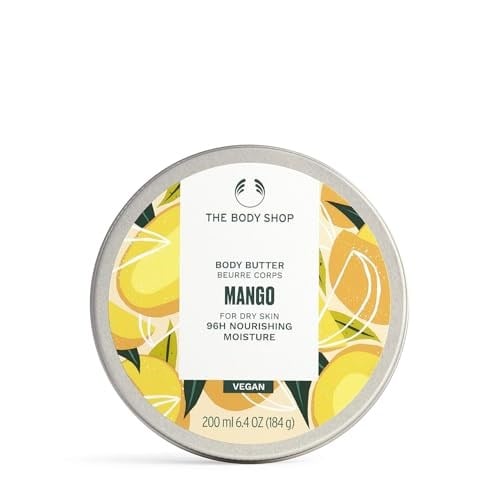 The Body Shop Mango Vücut Yağı - Normal Ciltler İçin Besleyici ve Nemlendirici Cilt Bakımı - Vegan - 6oz