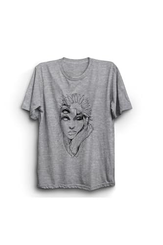 The Fame Flowery Face, Çiçek ve Yüz, Kadın Çizim Tişört