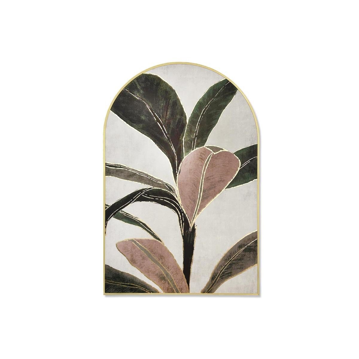 The Mia Botanic Leaf Tablo 60x90 Cm