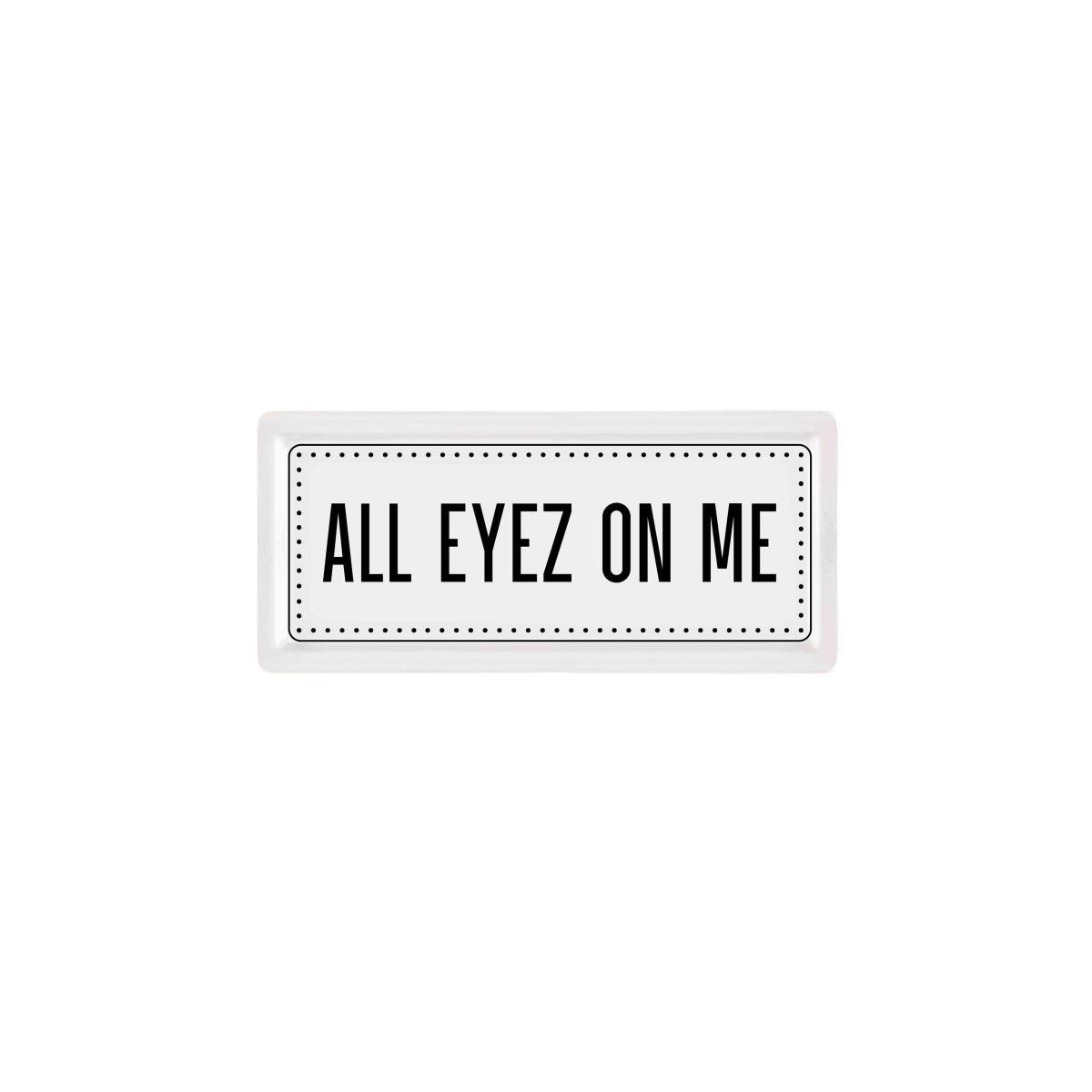 The Mia Dikdörtgen Servis All Eyez On Me - 35 X 16 Cm