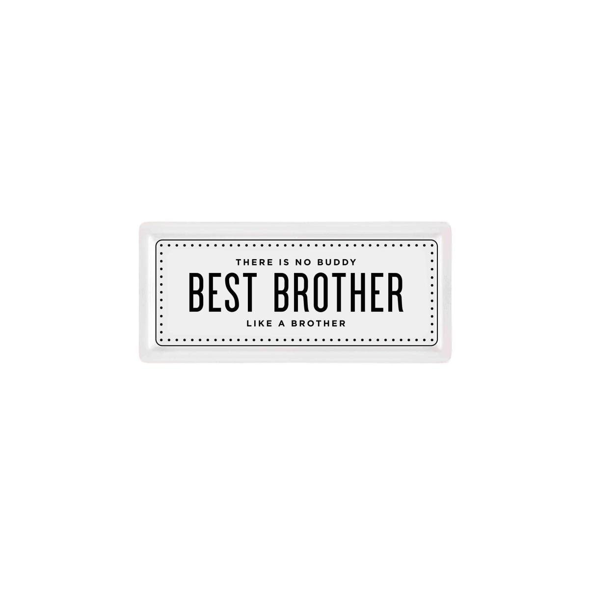 The Mia Dikdörtgen Servis Best Brother - 35 X 16 Cm