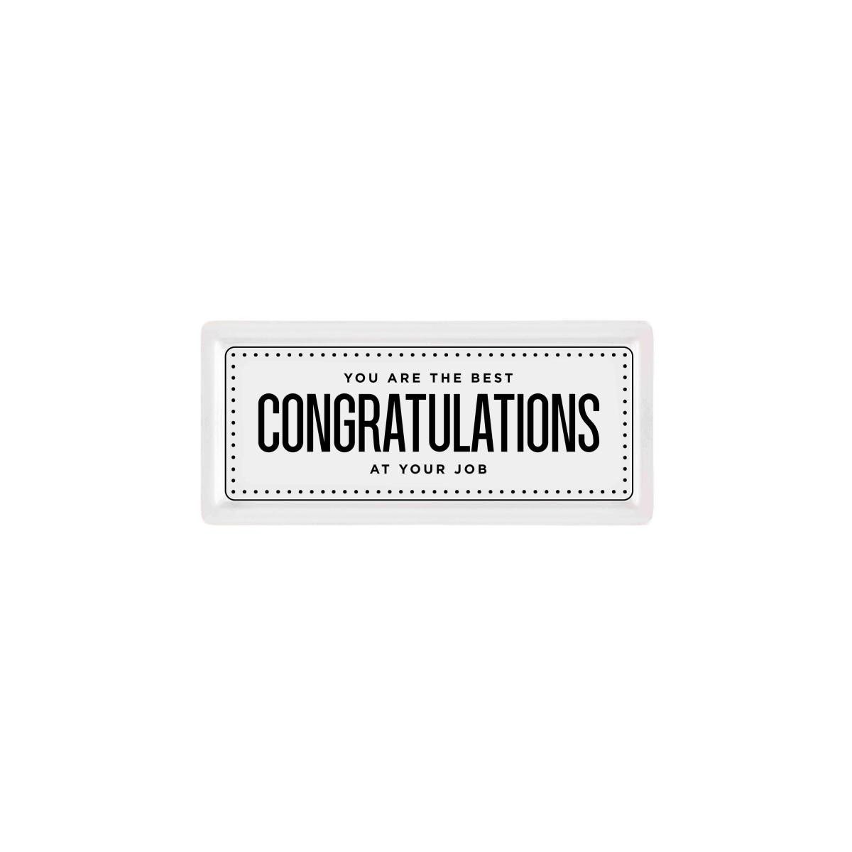 The Mia Dikdörtgen Servis Congratulations - 35 X 16 Cm