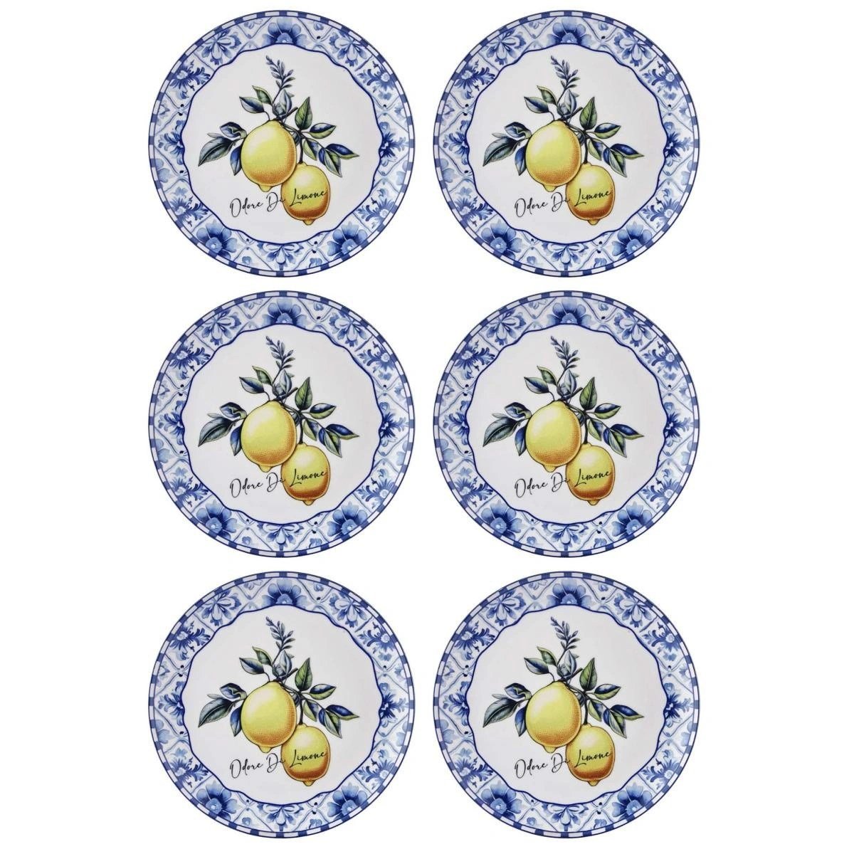 The Mia Odore Di Limone Servis Tabağı 6lı Set 26 Cm Odl003
