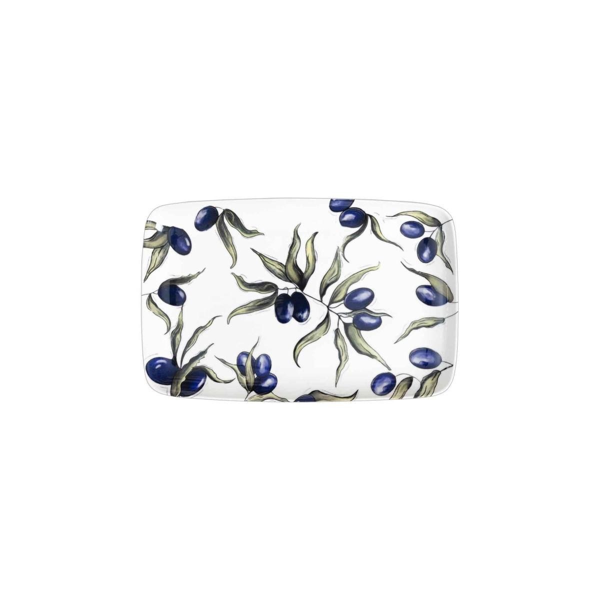 The Mia Olivos Dikdörtgen Servis Tabağı 31x20 Cm Ovs0016