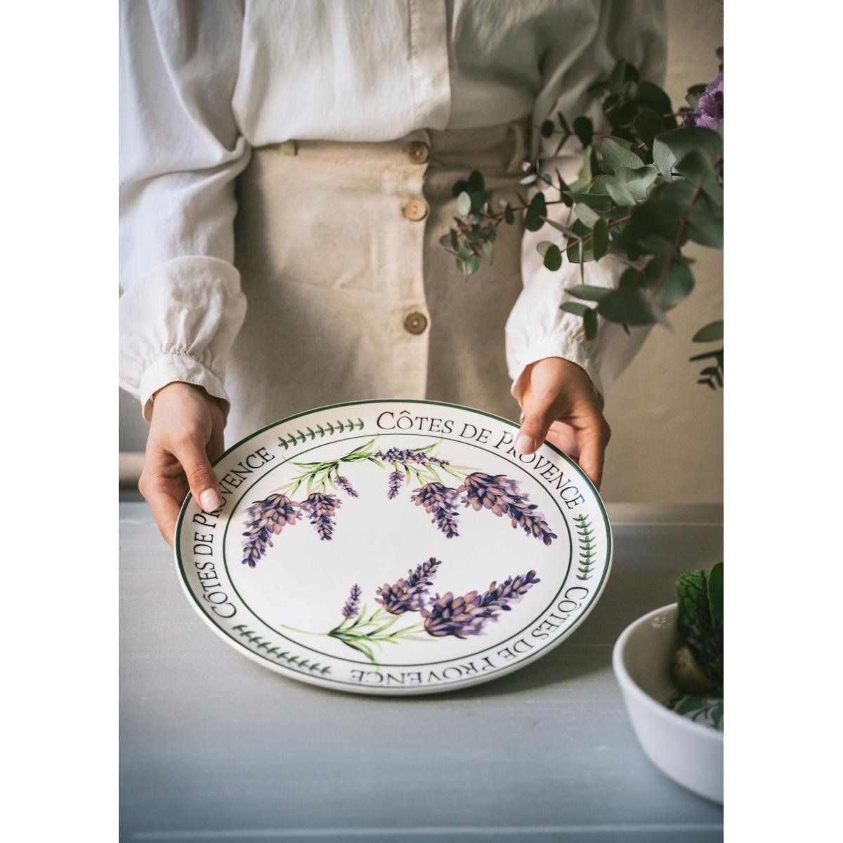 The Mia Provence Lavanta Servis Tabağı 30 Cm Prc0005