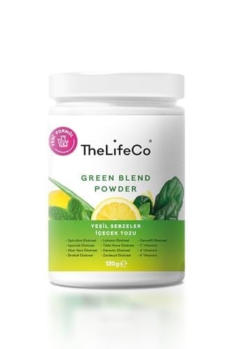 TheLifeCo Green Blen - Yeşil Sebzeler İçecek Tozu 120 gr