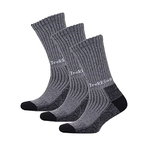Thermoform Trekking Yürüyüş Kampçı Avcı Çorap Antrasit 3'lü Paket 35-38
