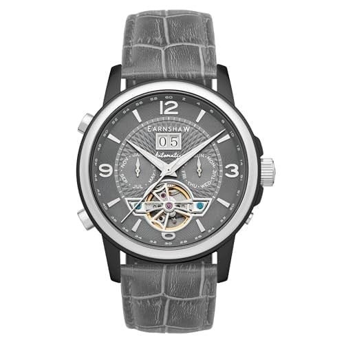 Thomas Earnshaw Deri Kayışlı Erkek 42mm Marylebone Otomatik Saat ES-8177