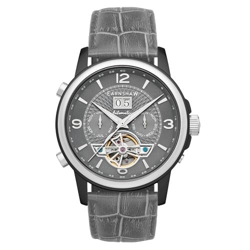 Thomas Earnshaw Deri Kayışlı Erkek 42mm Marylebone Otomatik Saat ES-8177