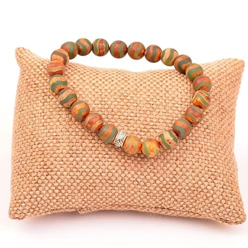 Tibet Akik Taşı Bileklik - 8 mm - Taş Sandığı
