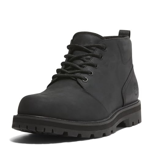 Tımberland Britton Road Mid Lace Up Waterproof Chuk Erkek Günlük Bot TB0A69TWW021 Siyah