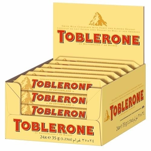 Toblerone Sütlü Bar Çikolata 35 gr - 24 Adet