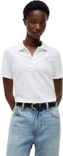 Tommy Hilfiger 1985 SLIM PIQUE POLO SS Polo Tişört Kadın