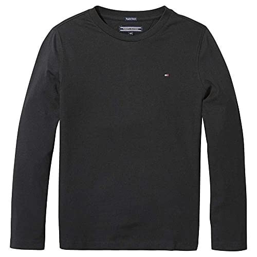 Tommy Hilfiger Boys Basic Cn Knit Uzun Kollu T-Shirt Erkek çocuk