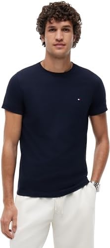 Tommy Hilfiger Core Stretch Slim C-Neck Erkek Tişört