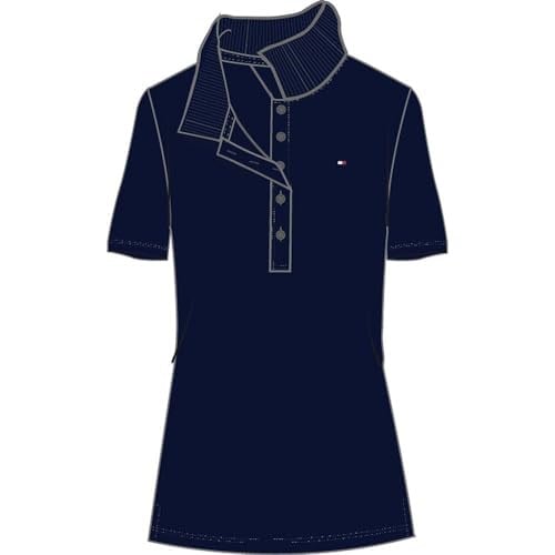 Tommy Hilfiger Kadın 1985 İnce Pike Polo Ss S/S Polo Gömlekler