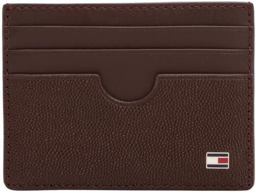 Tommy Hilfiger TH FLAG CC HOLDER Erkek Cüzdan, Kahverengi, Tek Beden