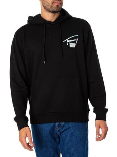 Tommy Hilfiger Tjm Reg Metallic Dna Hood Ext Sweatshirt Erkek