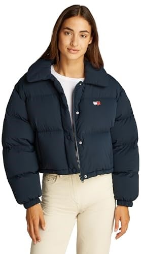 Tommy Hilfiger TJW CRP BADGE COLLAR DOWN PUFFER Ceket Kadın