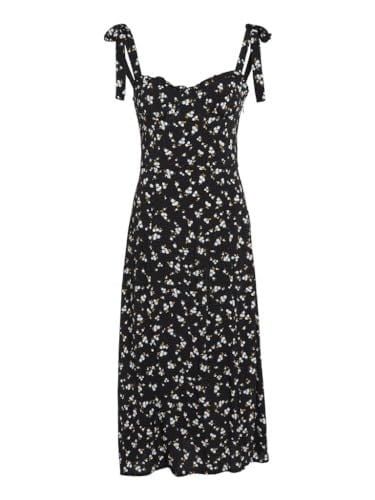 Tommy Hilfiger Tjw Midi Floral Ruffle Dress Elbise Kadın