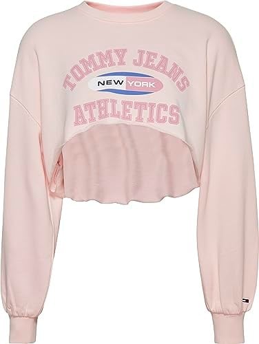 Tommy Hilfiger Tjw Ultr Crp Tj Ath Crew Sweatshirt Kadın