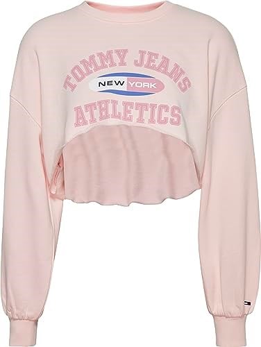 Tommy Hilfiger Tjw Ultr Crp Tj Ath Crew Sweatshirt Kadın