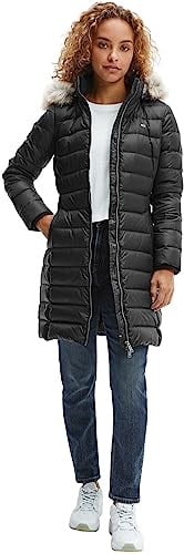 Tommy Jeans TJW ESSENTIAL HOODED DOWN COAT Dış Giyim Kadın