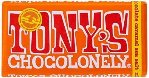 Tony's Chocolonely Karamel Parçacıklı - Deniz Tuzlu Sütlü Çikolata 180 G