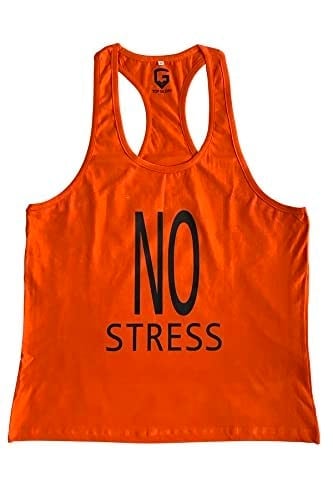 TOP GLORY (T1140) FİTNESS GYM TANK TOP ATLET SPORCU ATLETİ TTGT5033W TURUNCU-