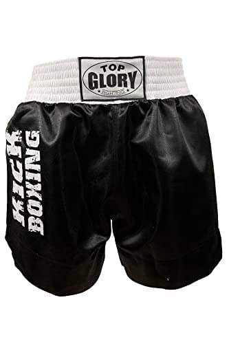 TOP GLORY (T1288) Unisex Kick Boks Şortu 6601 Siyah-